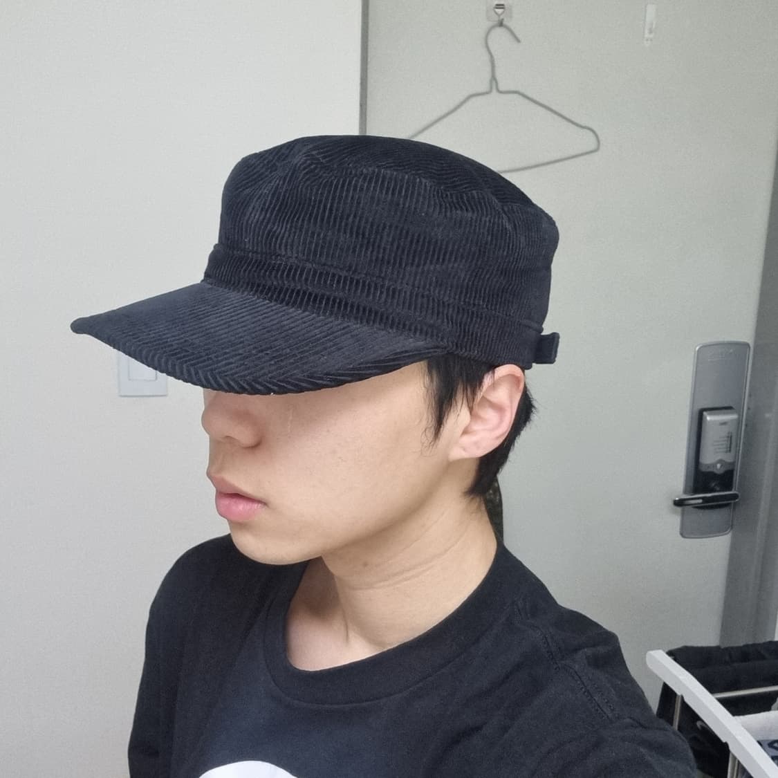 CA4LA 코듀로이 워크캡 블랙 상품이미지9