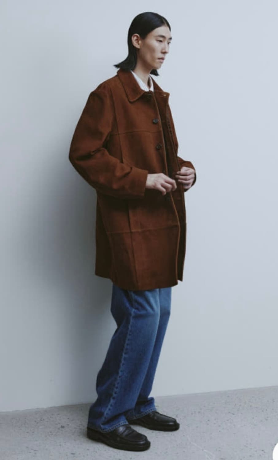 Youth Leather Car Coat _ M size ( Camel) 상품이미지6