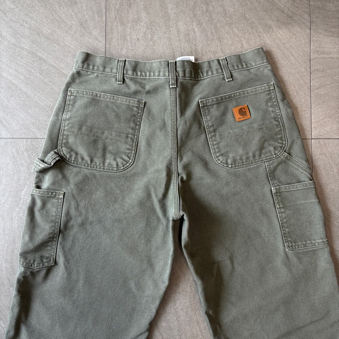 칼하트 오리지널 모스 그린 카펜터 팬츠 상품이미지2