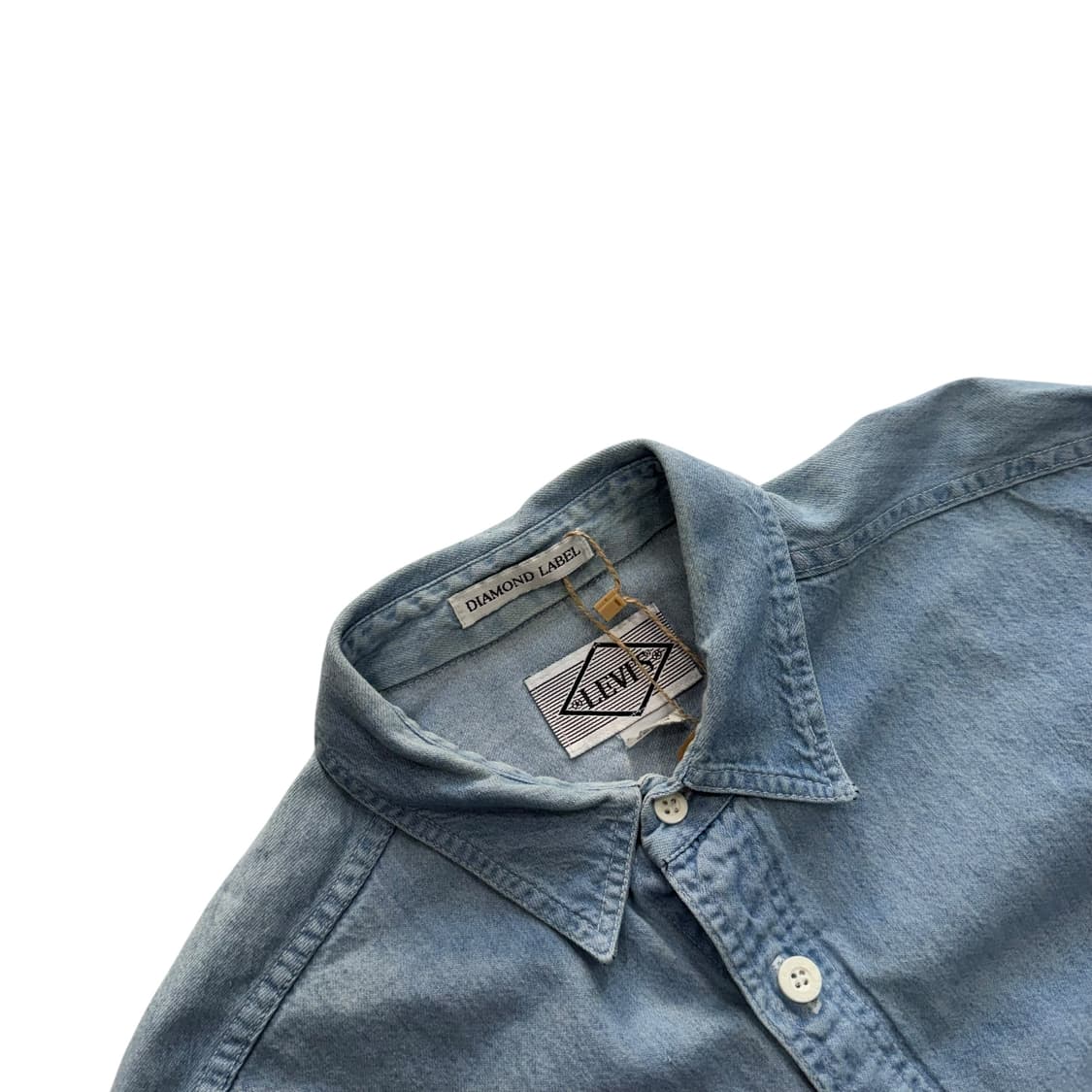 [105] 80's 리바이스 다이아몬드 라벨 데님 셔츠 상품이미지3