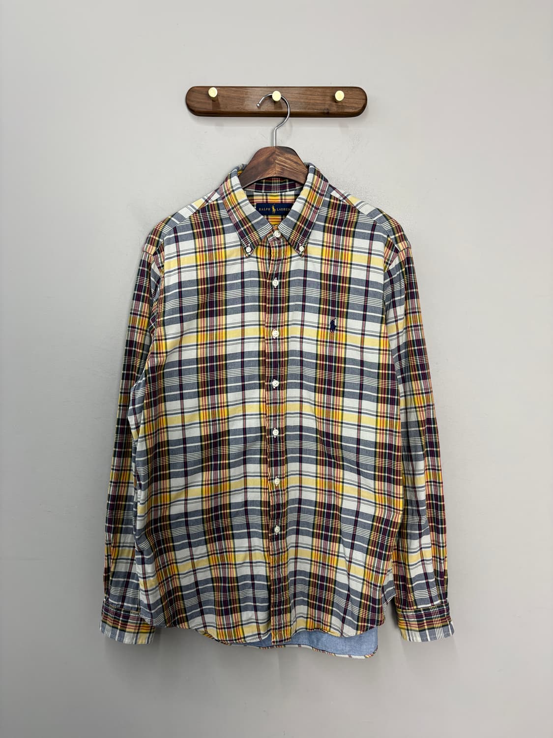 폴로랄프로렌 포니로고 신형 플레이드 체크 셔츠 A3653 상품이미지2