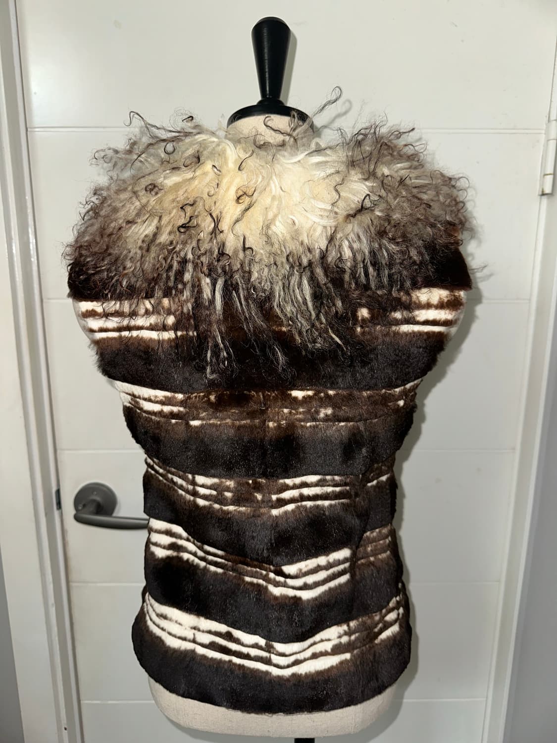 빈티지 리얼 퍼 토끼털 조끼 상품이미지2