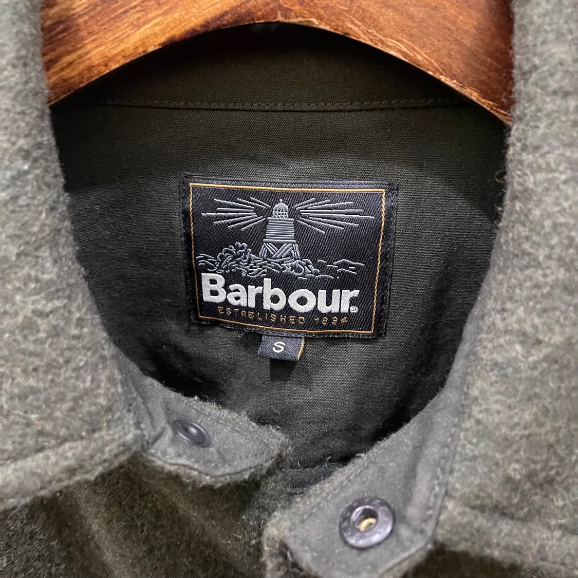 바버 모직 셔츠자켓 상품이미지3