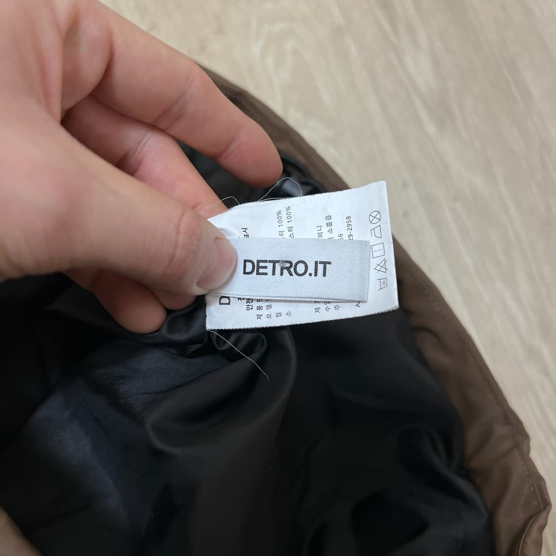 디트로이트 남성 덕다운 후드 패딩 XXL/110  상품이미지7