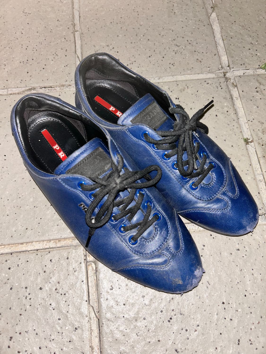 Prada Low Top Sneakers Blue 상품이미지1