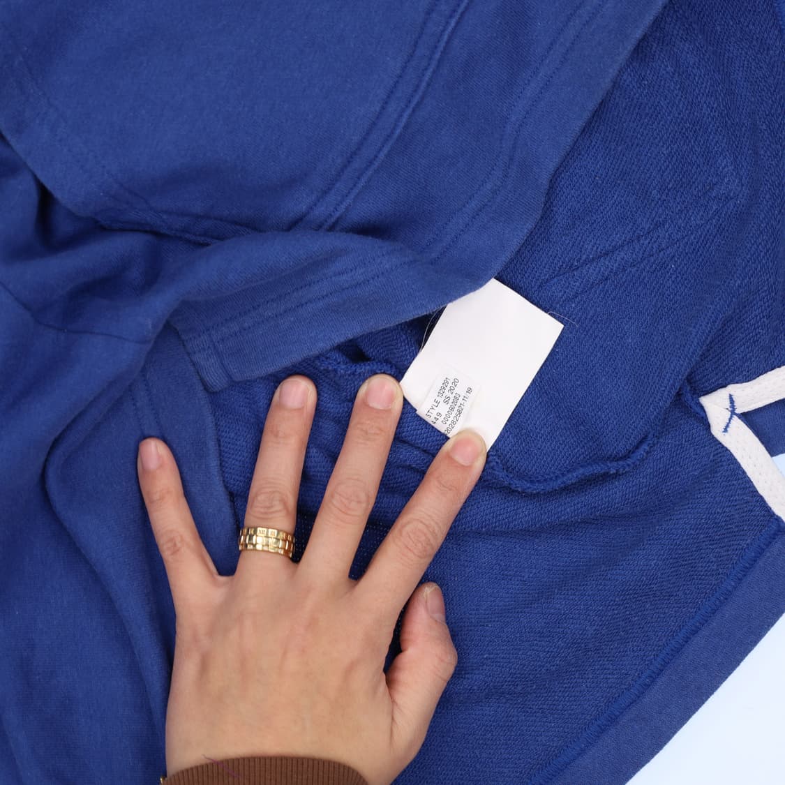 M 언더아머 블루 후드티 0121H1 상품이미지5