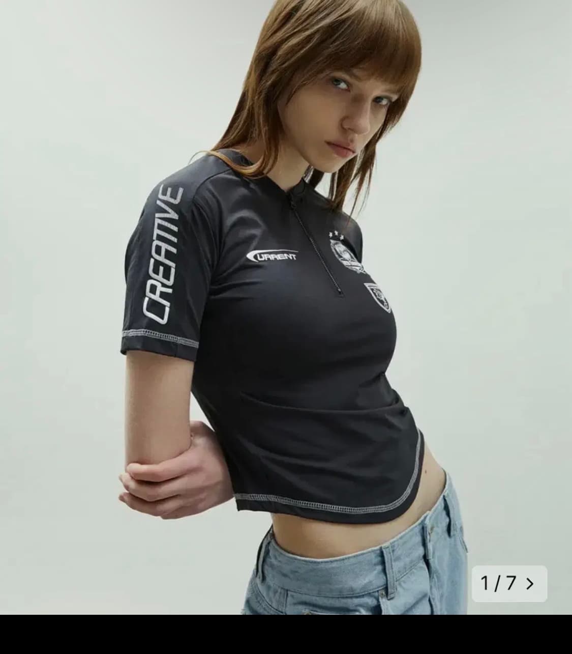 커렌트 저지 탑 반팔 상품이미지1