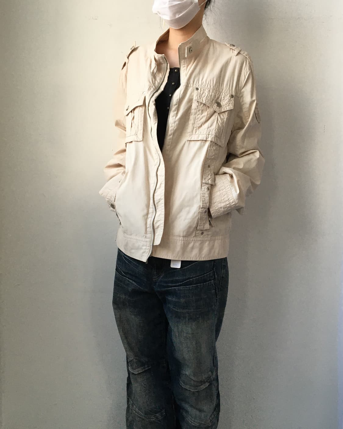 Pocket point high neck jacket 상품이미지8