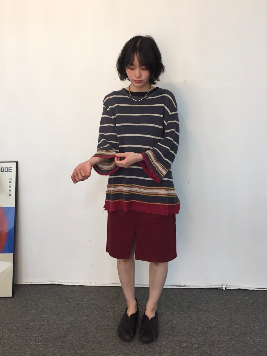 Sasquatchfabrix Navajo Border StripeKnit 상품이미지2