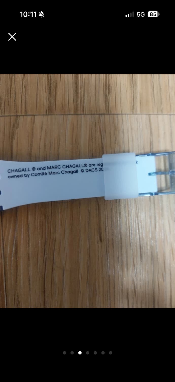 스와치 손목시계 (샤갈스 블루 서커스) 상품이미지4