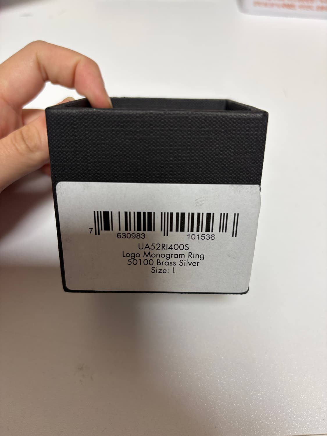 Vetements 베트멍 브라스 모노그램 실버 로고링 상품이미지3