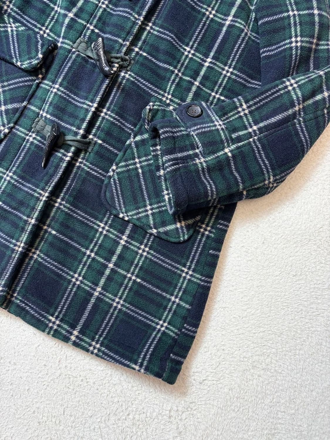 Selectede 00's 타탄 체크 클래식 후디 더플 코트 PN6746 상품이미지4