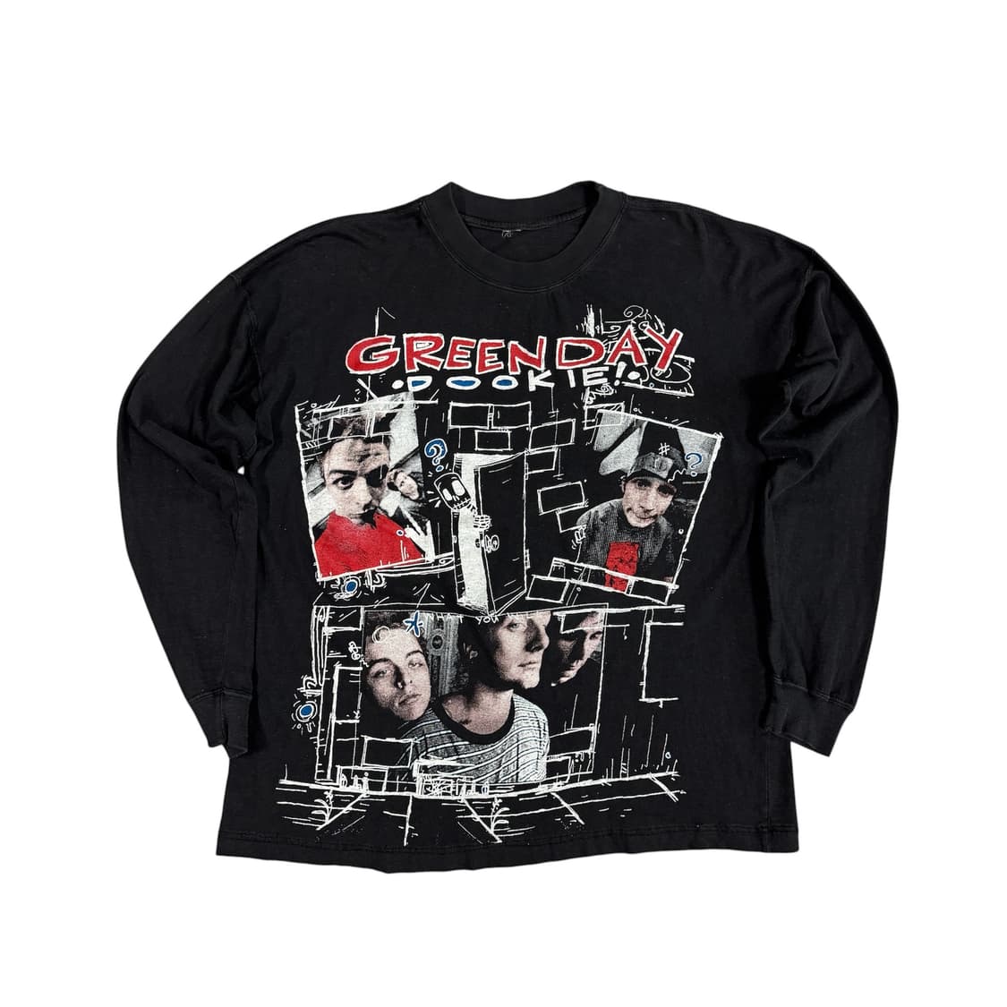 빈티지 90s Greed Day Dookie 그린데이 롱슬리브 상품이미지1