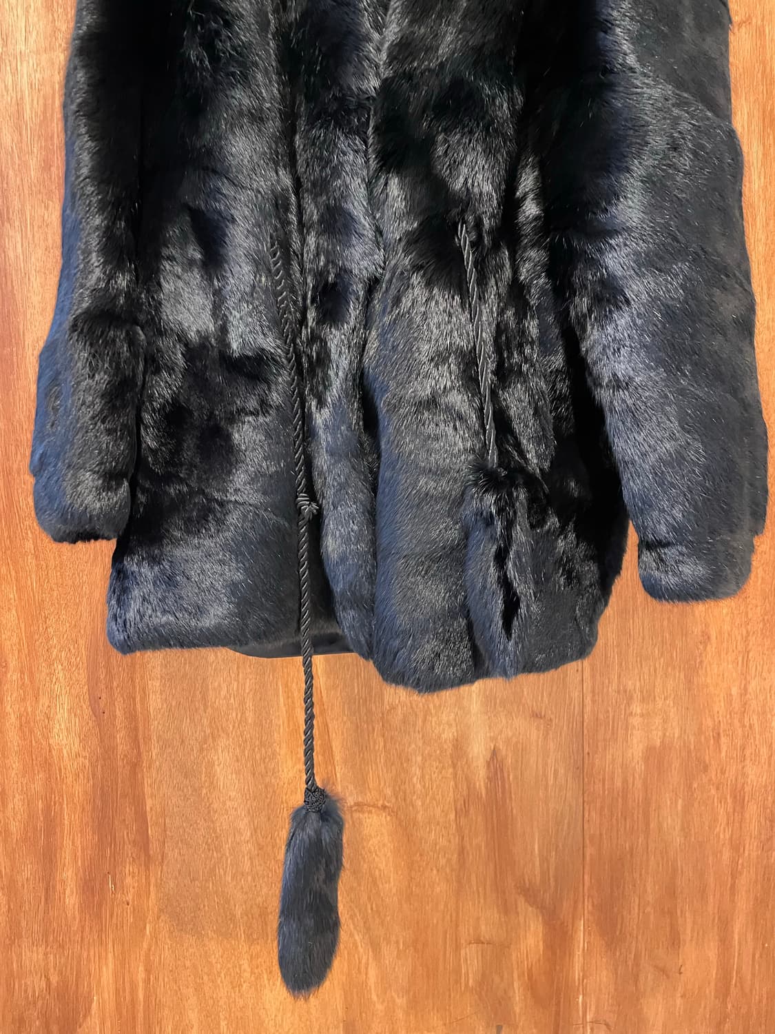 Black rabbit fur jacket 상품이미지7