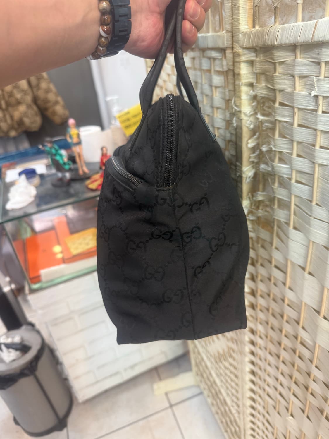 정품 구찌 빈티지 GG 나일론 숄더백 팝니다 상품이미지3