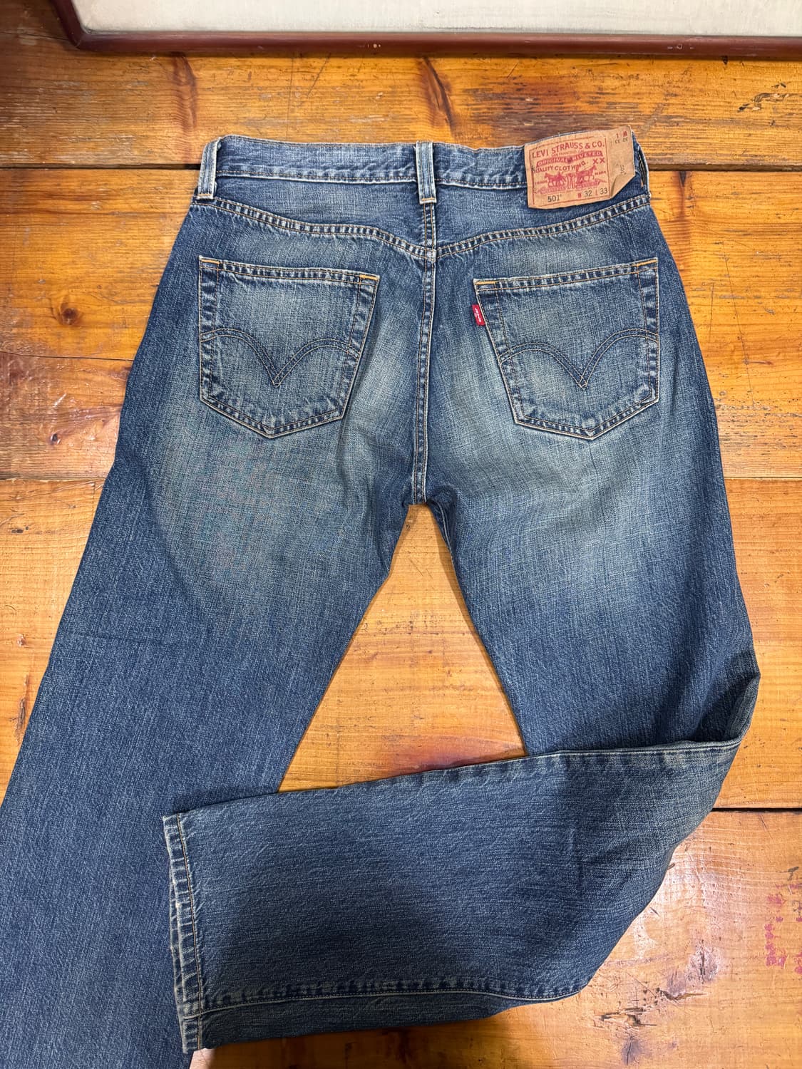 리바이스 501 연청 허리 32 상품이미지2