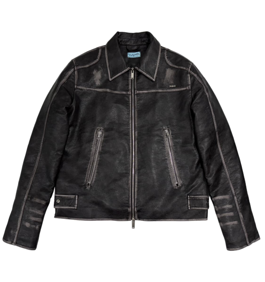 페일제이드 빈티지 워싱 패디드 바이커점퍼 S 상품이미지1