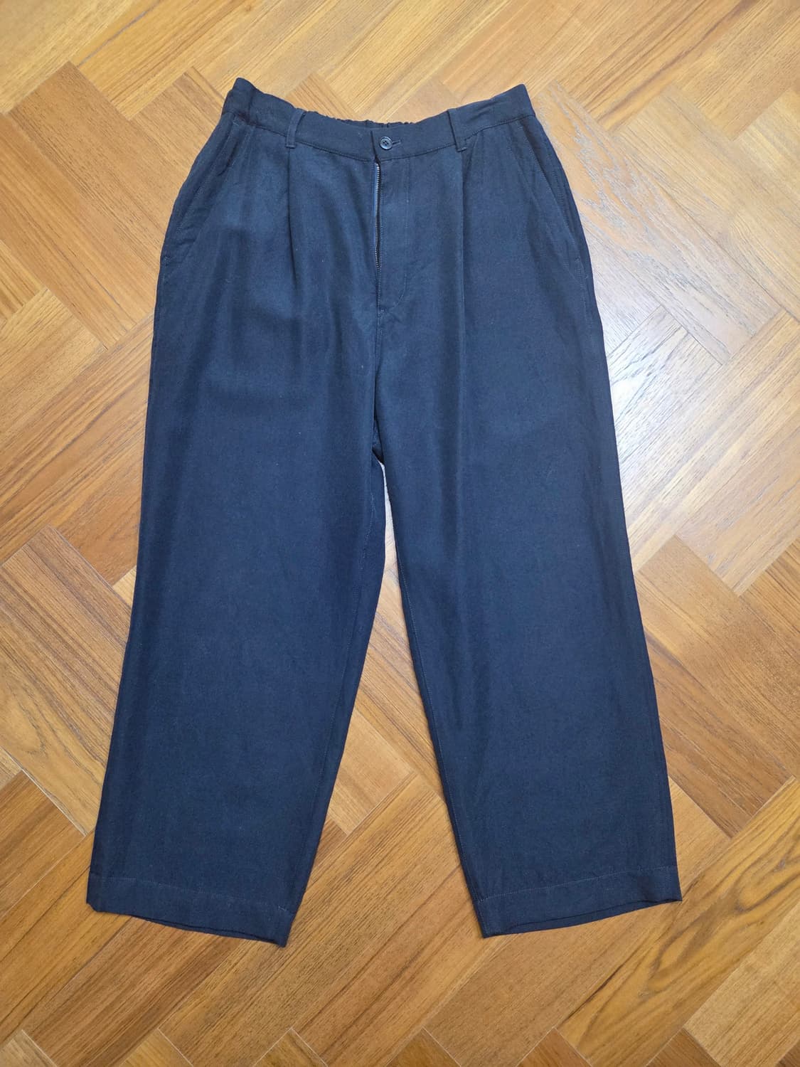 SAGE DE CRET 네이비 와이드 팬츠 상품이미지1