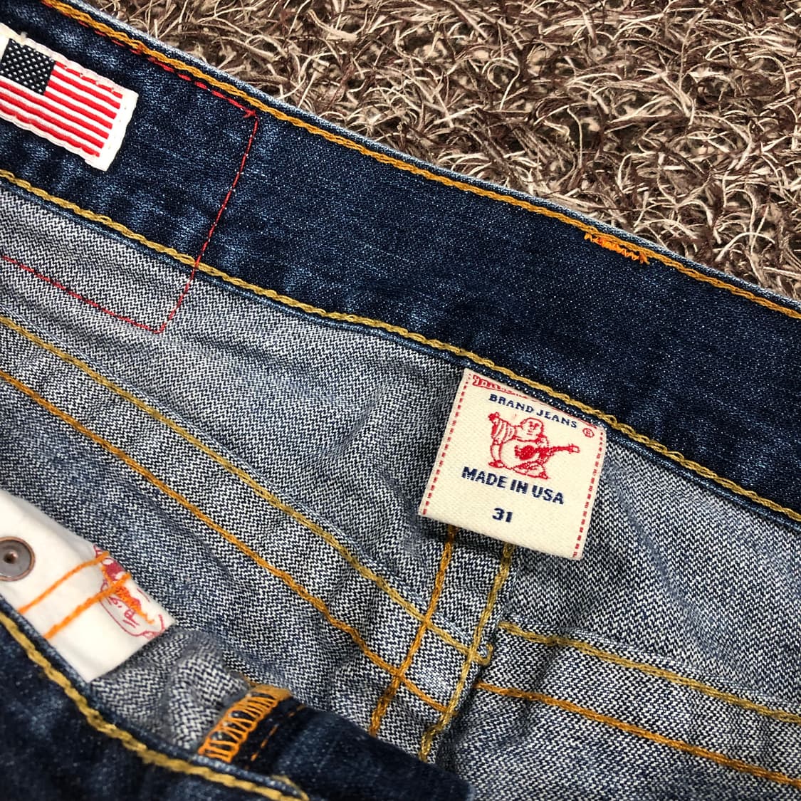 트루릴리전 BILLY 빌리 워싱 디스 데님 팬츠 상품이미지5