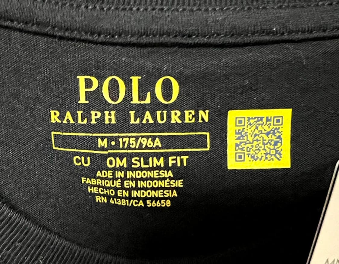 POLO 폴로 남자 반팔티 화이트포니 새상품 블랙 캐주얼 M 95-100 상품이미지3