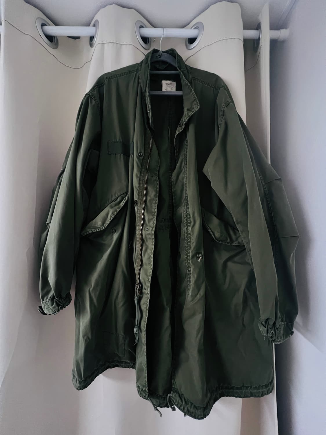 (서울 직거래) M65 피쉬테일 개파카 오리지널 og S사이즈 (내피x) 상품이미지1