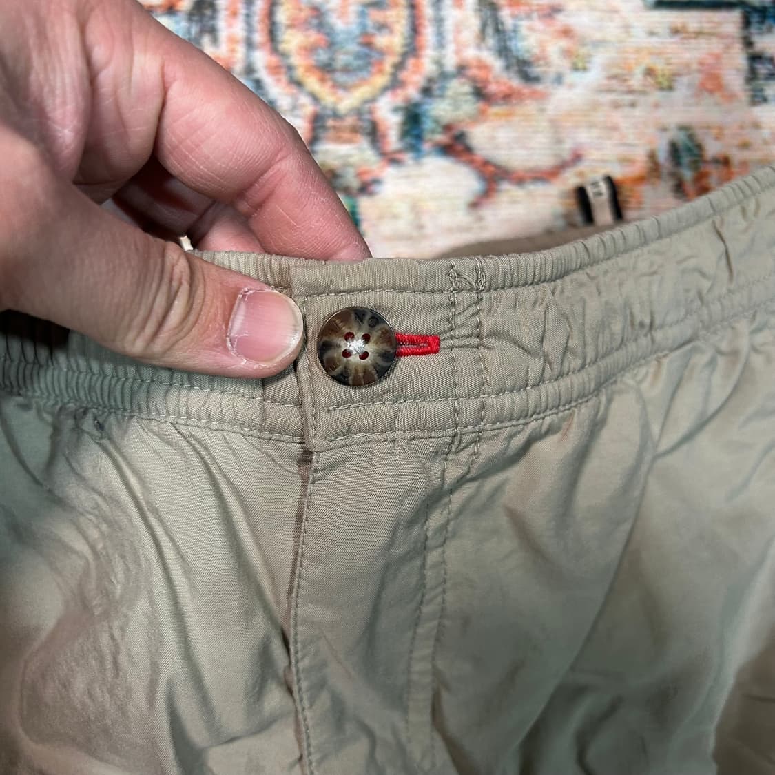 [S] 00s 노스페이스 나일론 컨버터블 팬츠 베이지 상품이미지3