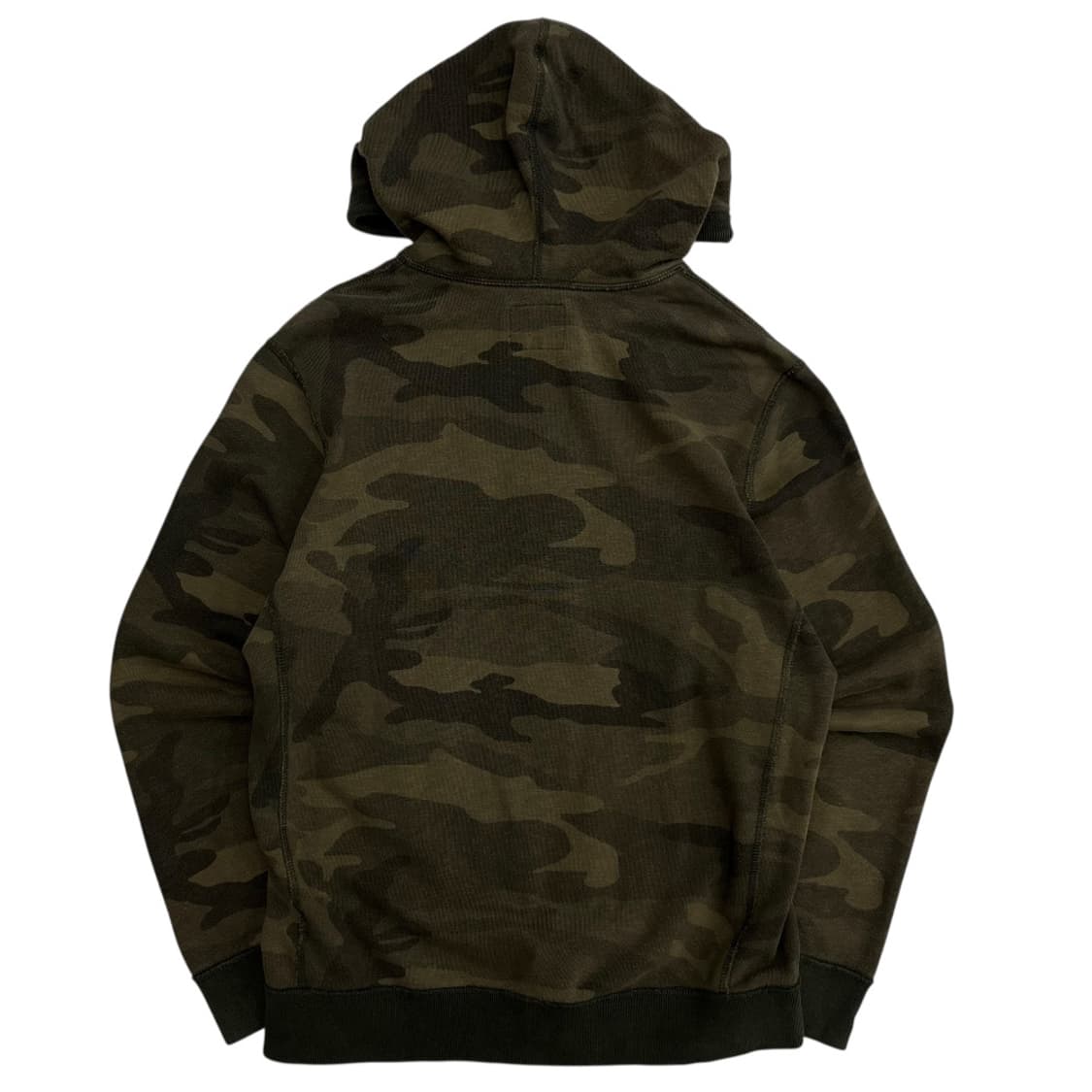 아베크롬비 센터로고 카모 후드집업 S 상품이미지3