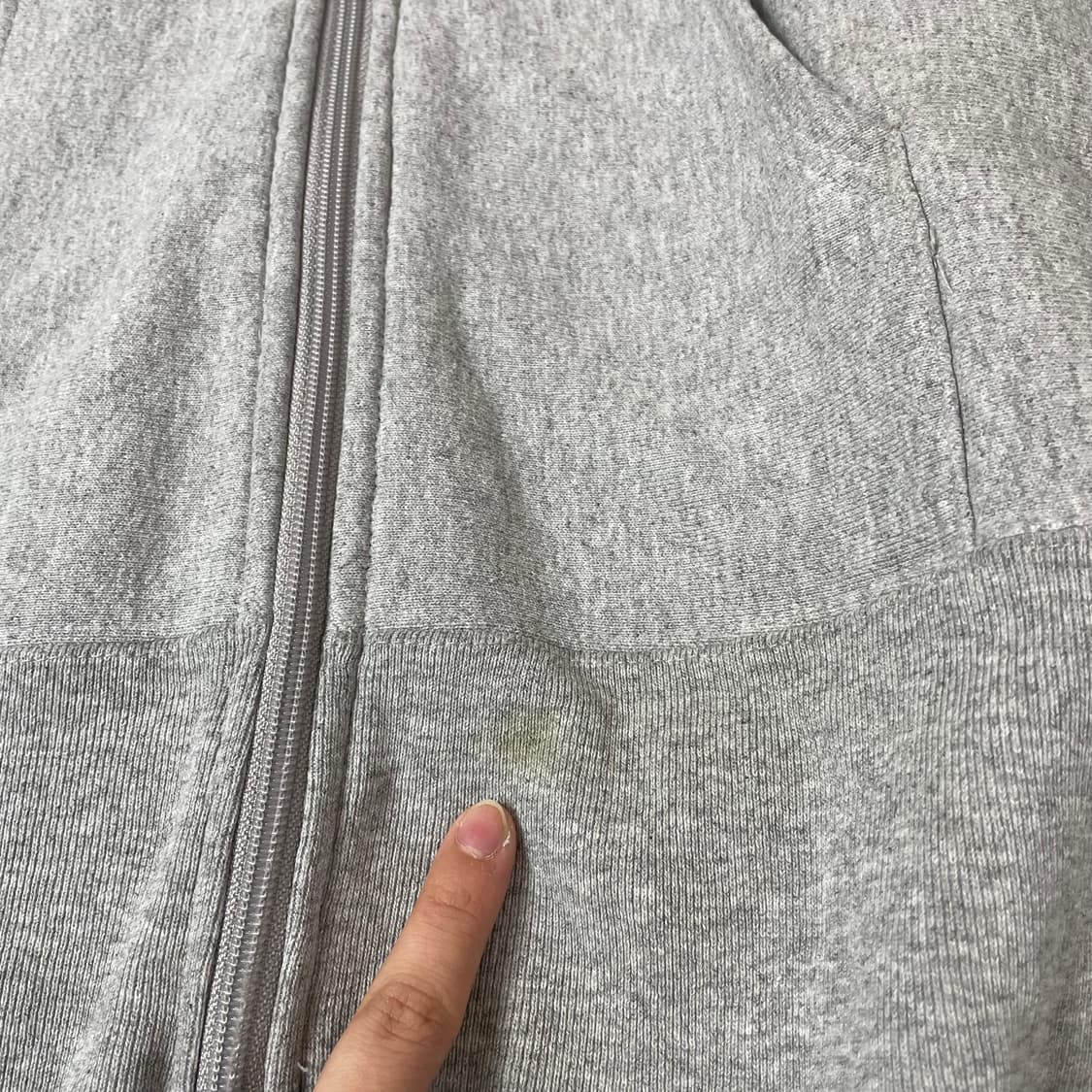 챔피온 그레이 후드집업 L 상품이미지5