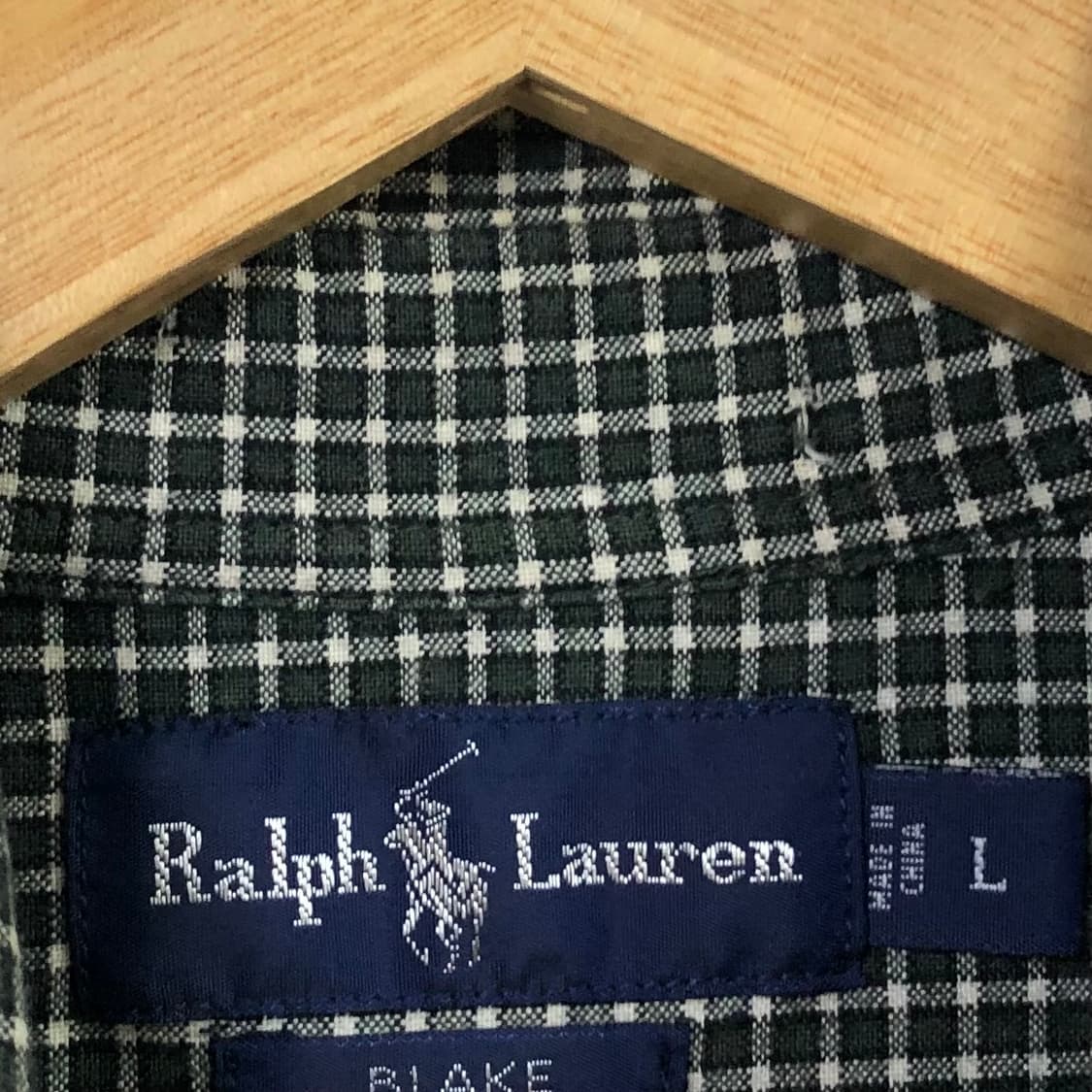 XL 폴로 옥스포드 체크 셔츠 상품이미지3