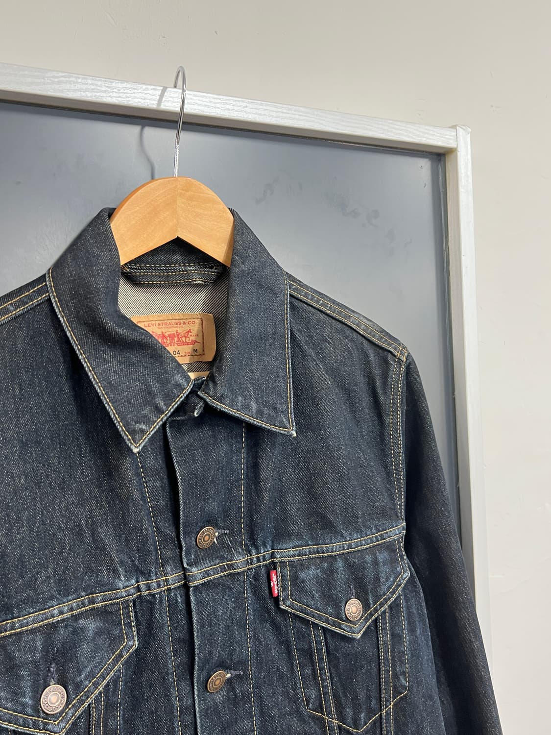 00s Levis 리바이스 70500 생지 트러커 데님 자켓 상품이미지2