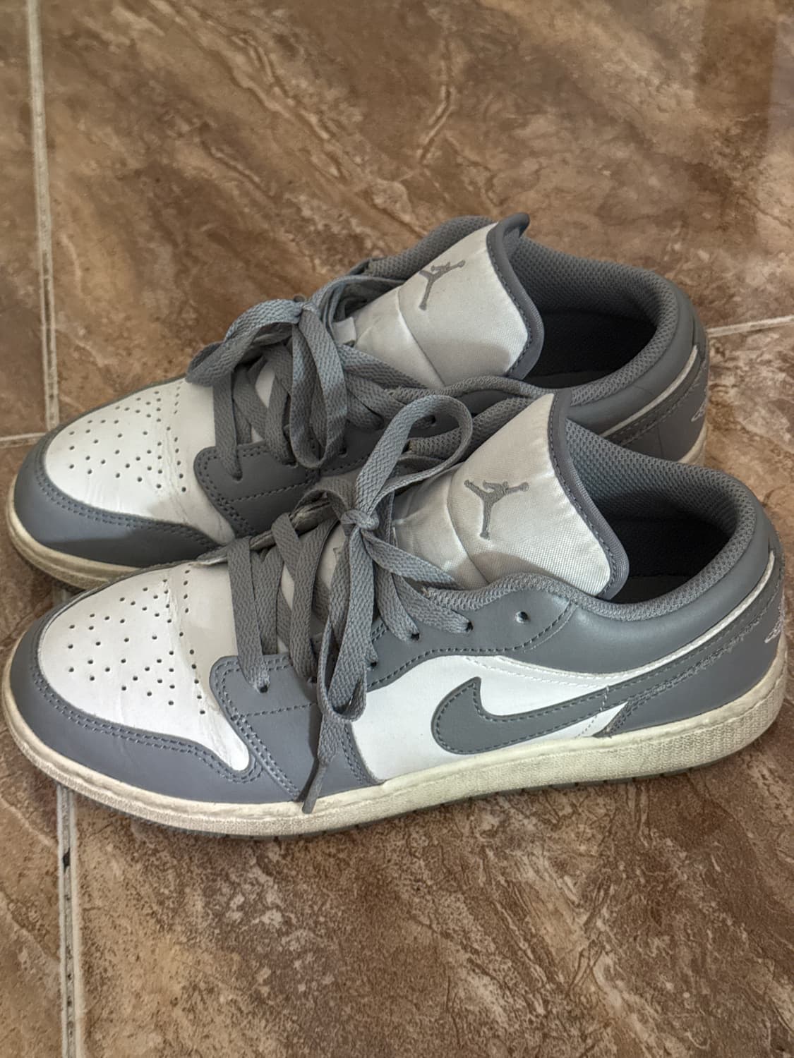 [240 6YW] 조던1 로우 스텔스 앤 화이트 상품이미지2