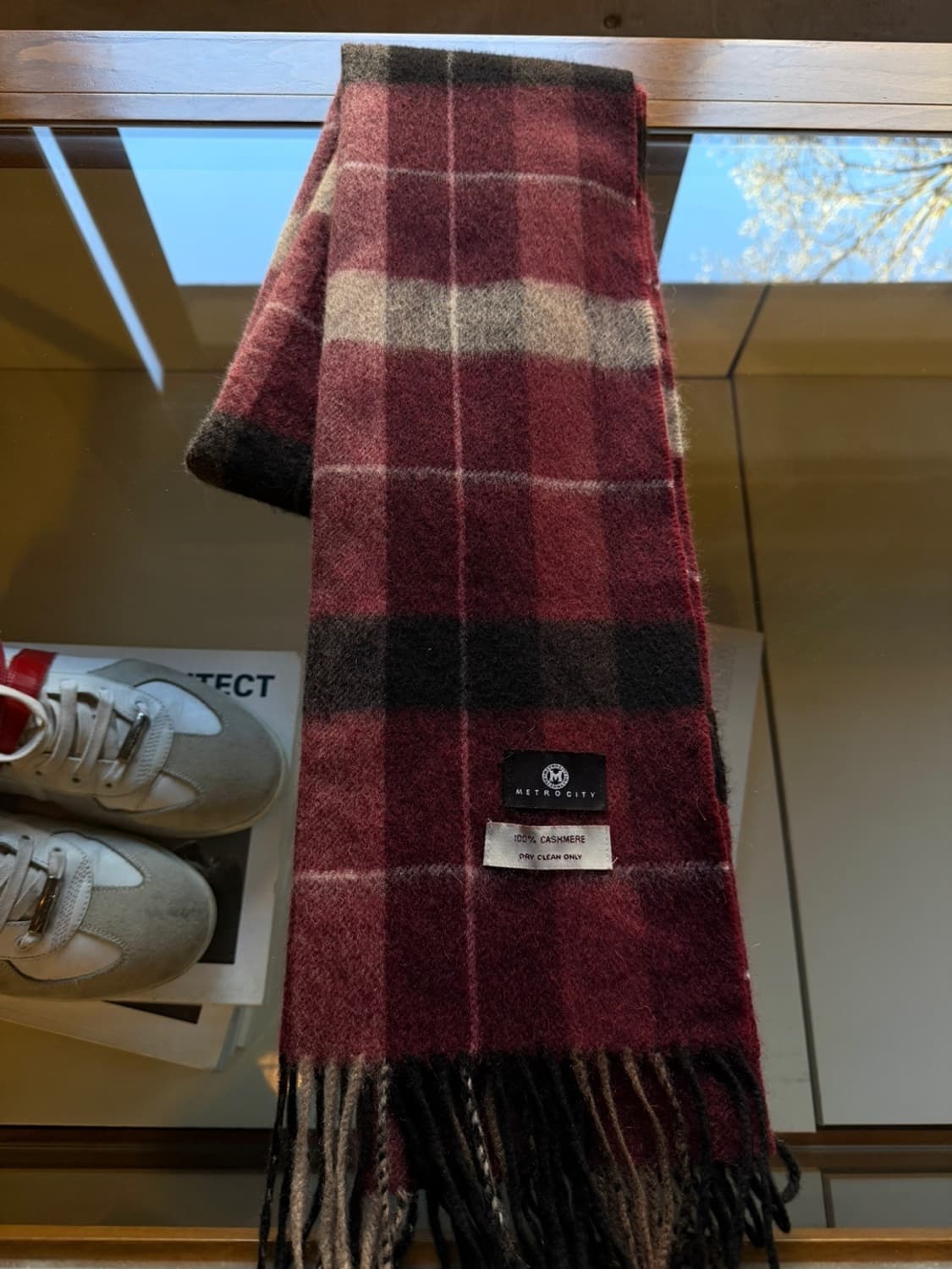 메트로시티 캐시미어 머플러 상품이미지4