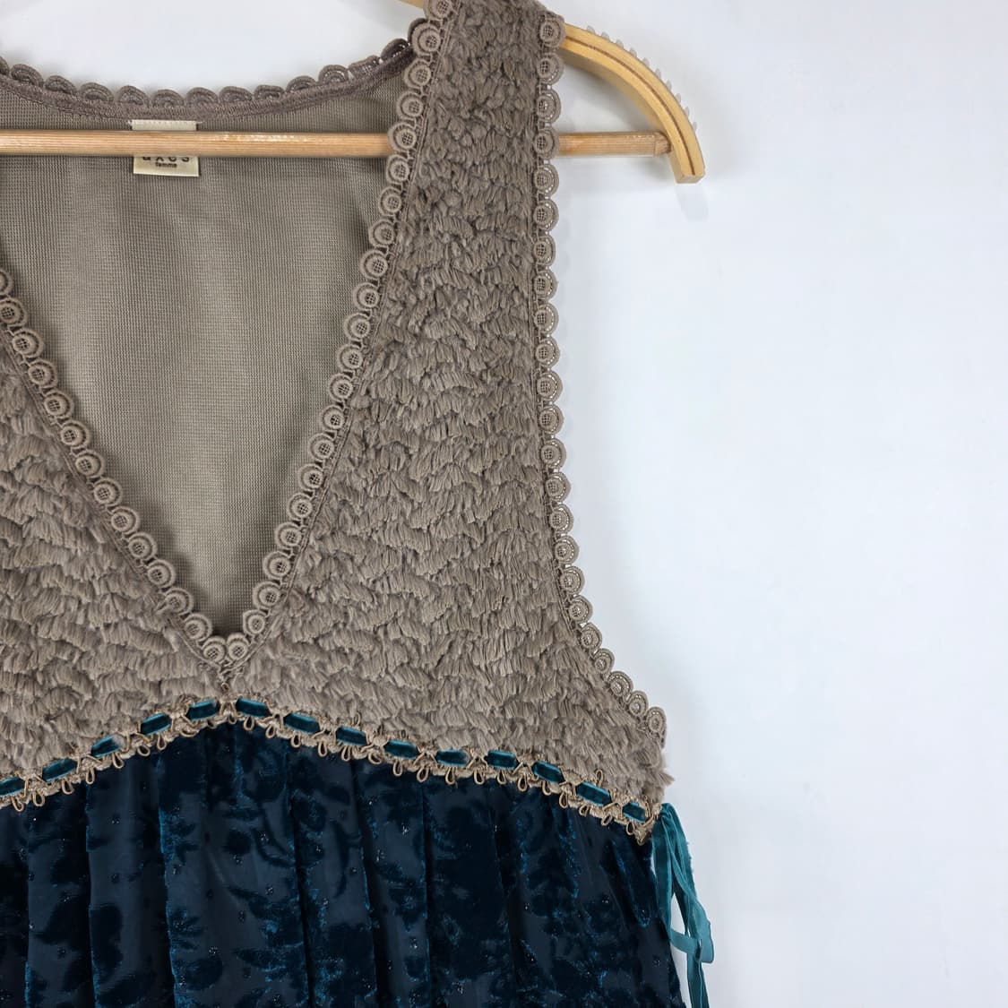 axes femme 노르딕 퍼 원피스 상품이미지3