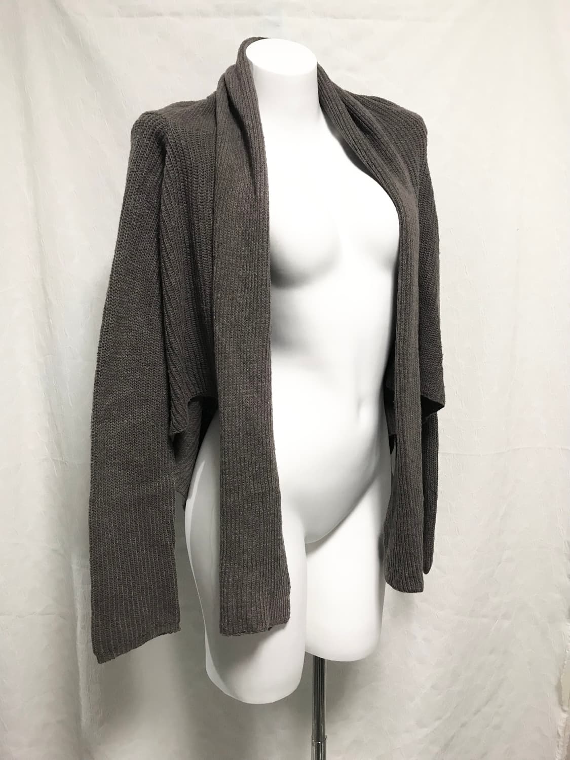 빈티지 아카이브 언발 니트 숄 가디건 상품이미지1