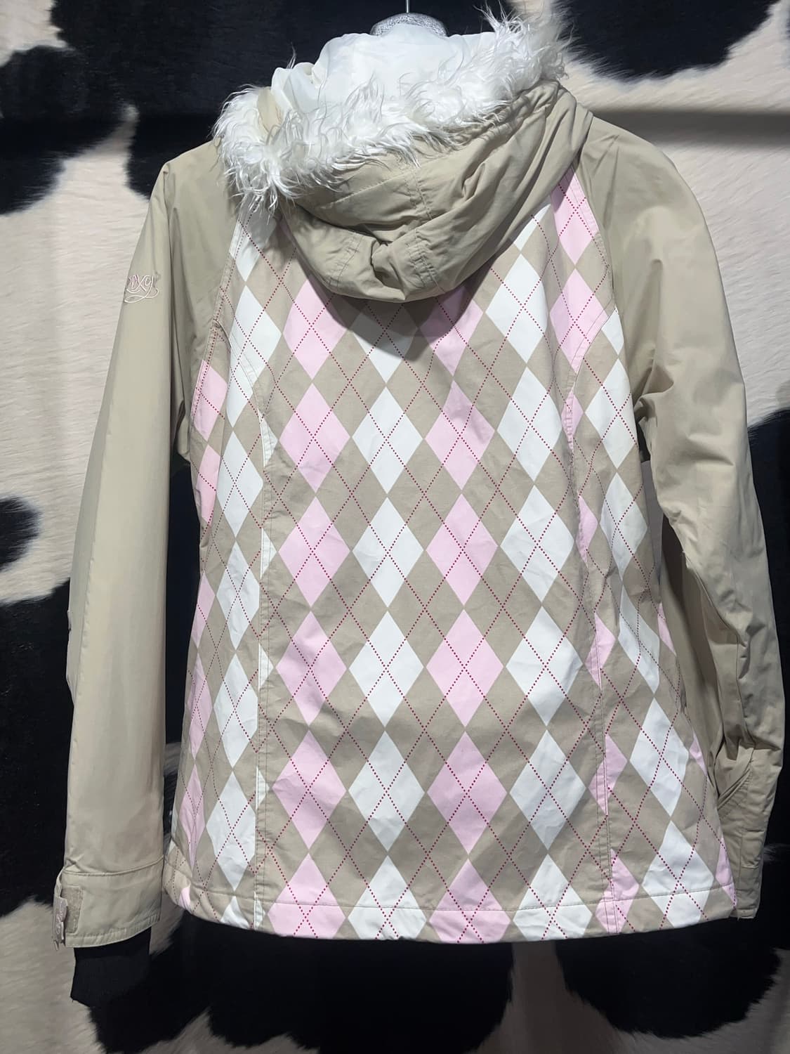 Roxy 체크패턴 경량패딩 상품이미지5