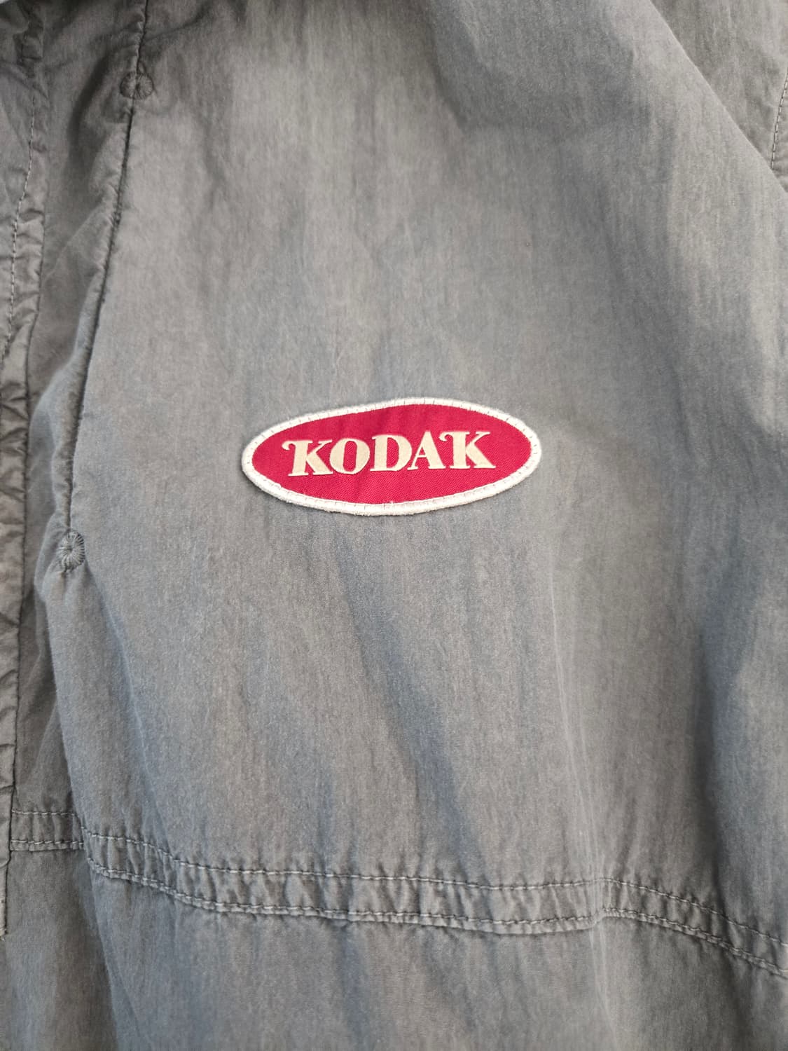 코닥 후드 아노락 바람막이 그레이 상품이미지3