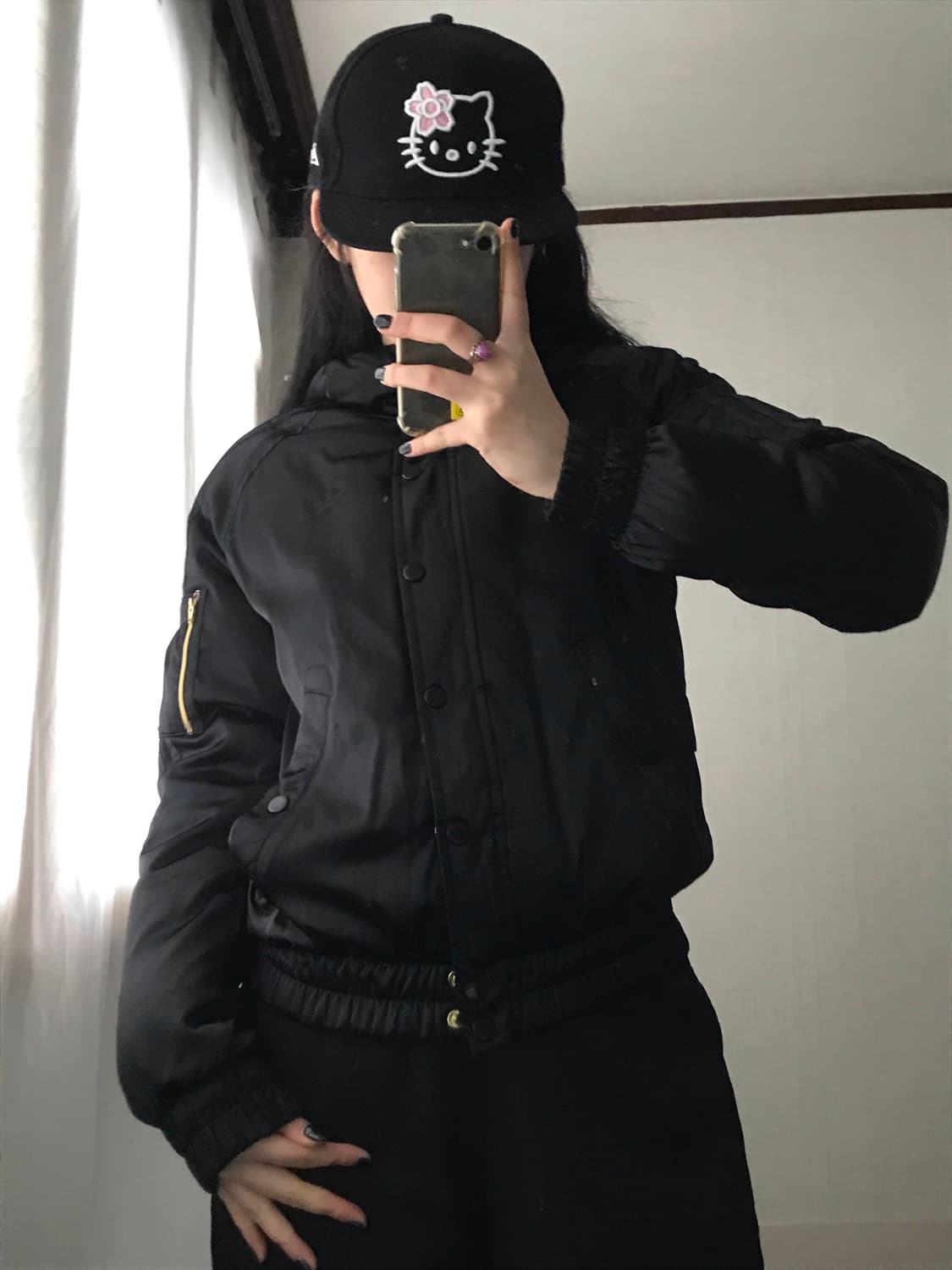 아디다스 블랙 Ma-1 패딩 상품이미지7