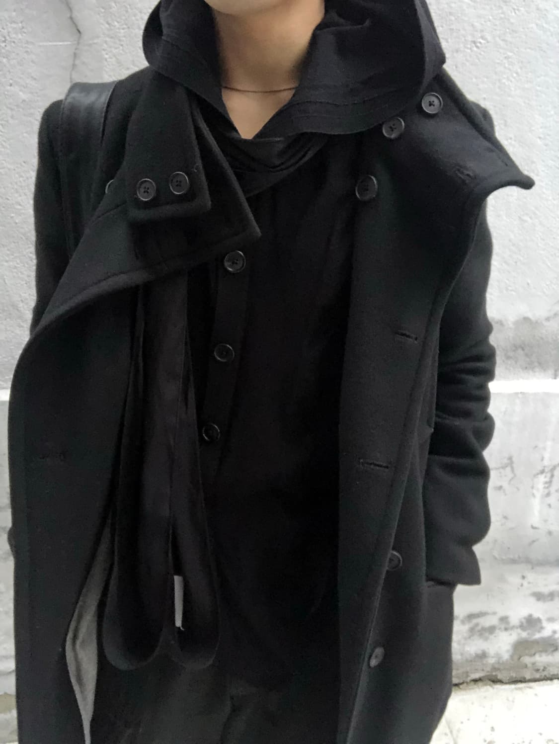 올세인츠 하이넥 밀리터리 더블 코트  상품이미지2