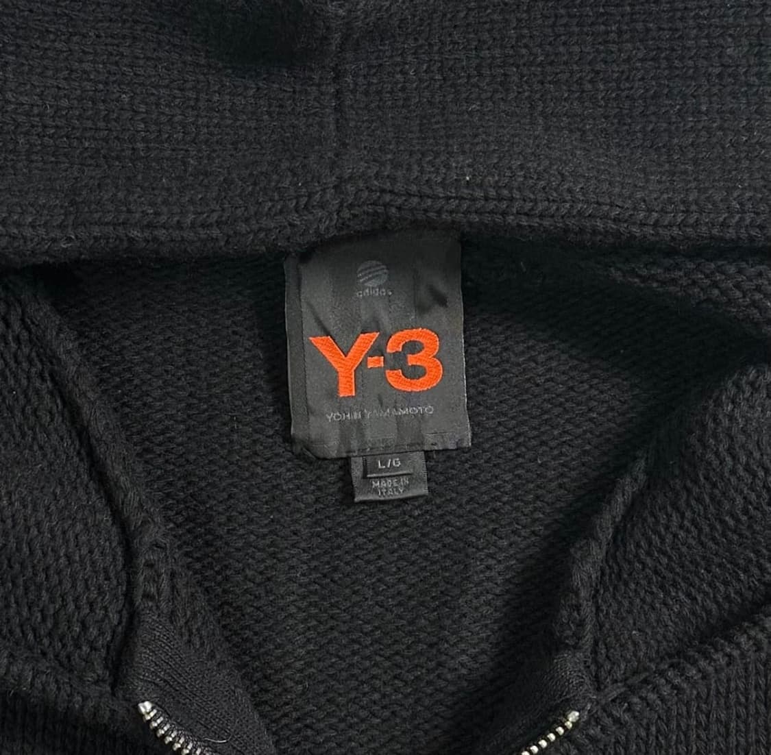 Y-3 y3 와이쓰리 울 니트 후드집업 상품이미지3