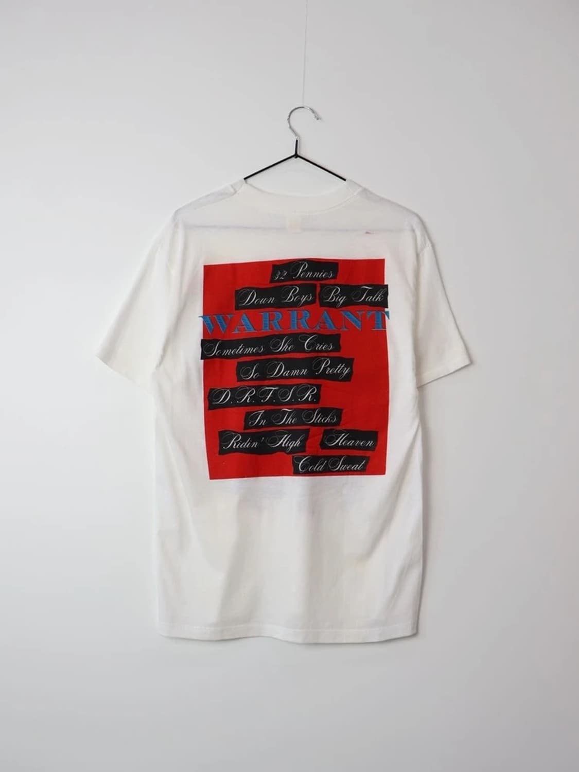 90's Warrant Tour Band Tee USA 상품이미지5