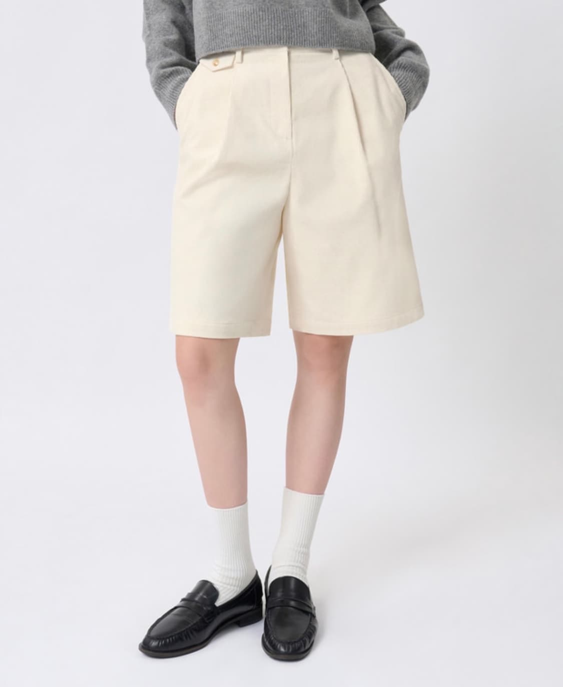 PVCS 프븏스 브리튼 코듀로이 하프팬츠 25년 상품이미지1