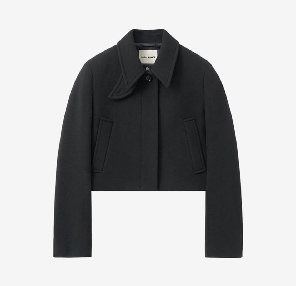 인사일런스우먼 미니멀 크롭 코트 S 상품이미지1