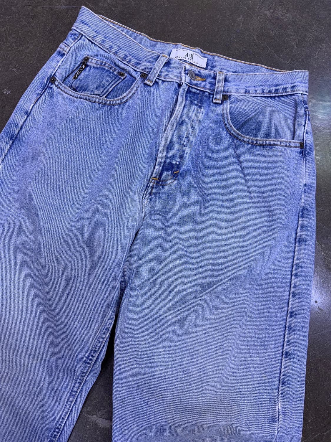 A|X 아르마니 익스체인지 USA 메이드 라이트 워싱 데님팬츠 31 상품이미지3