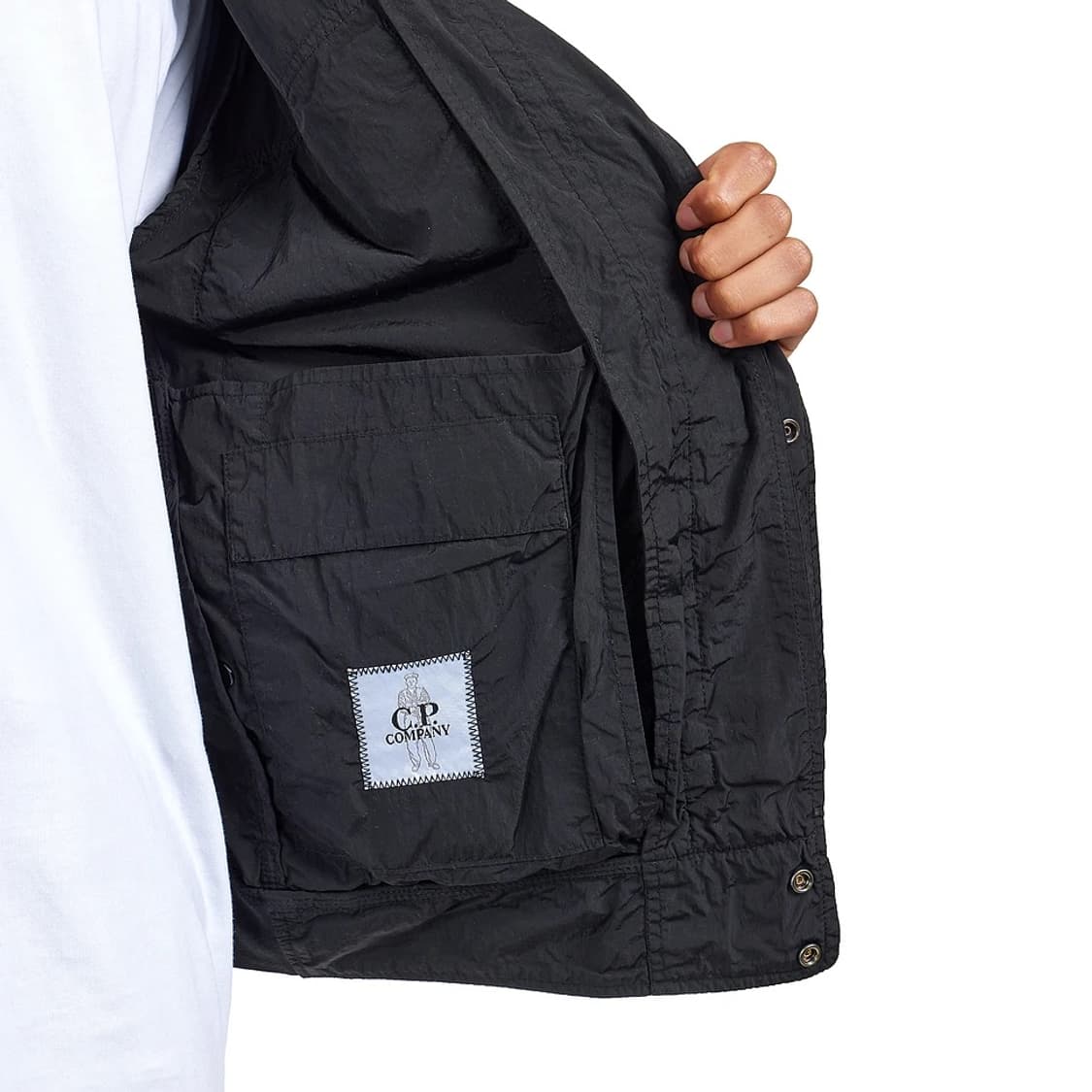 CP컴퍼니 크롬R 후드 렌즈 바람막이 자켓 블랙 L사이즈 상품이미지10