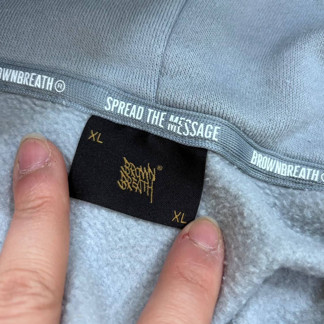 XL 브라운브레스 후드 집업 0316E 상품이미지3