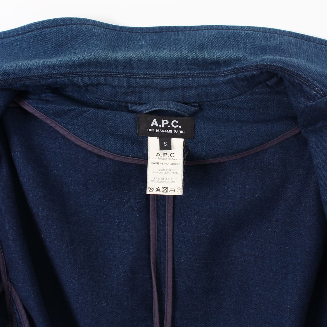 아페쎄 A.P.C 빈티지 데님 싱글 자켓 상품이미지6