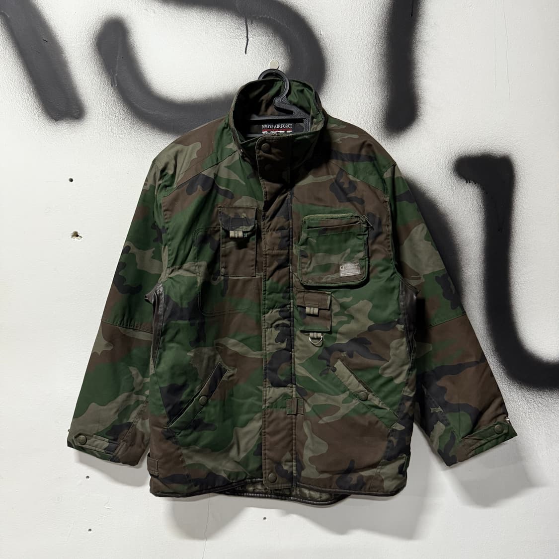 USA 빈티지 밀리터리 풀 카모 멀티포켓 유틸리티 필드 자켓 상품이미지1