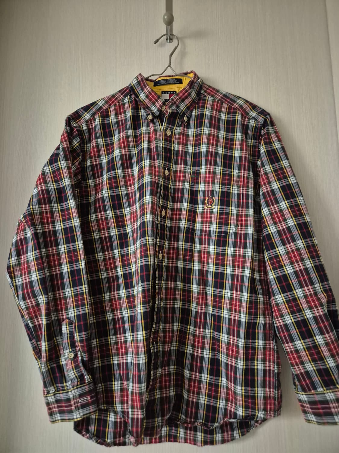 여성 L 타미힐피거 체크 셔츠 상품이미지2