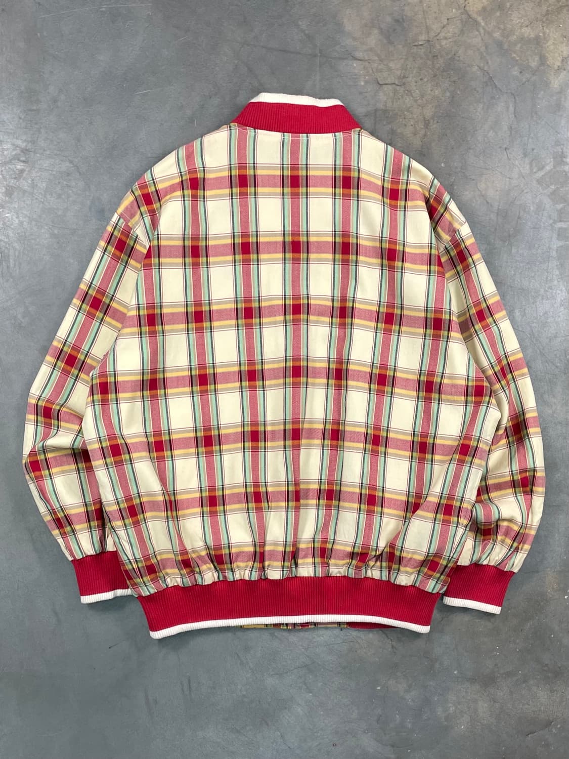 라코스테 체크 블루종 자켓 상품이미지5