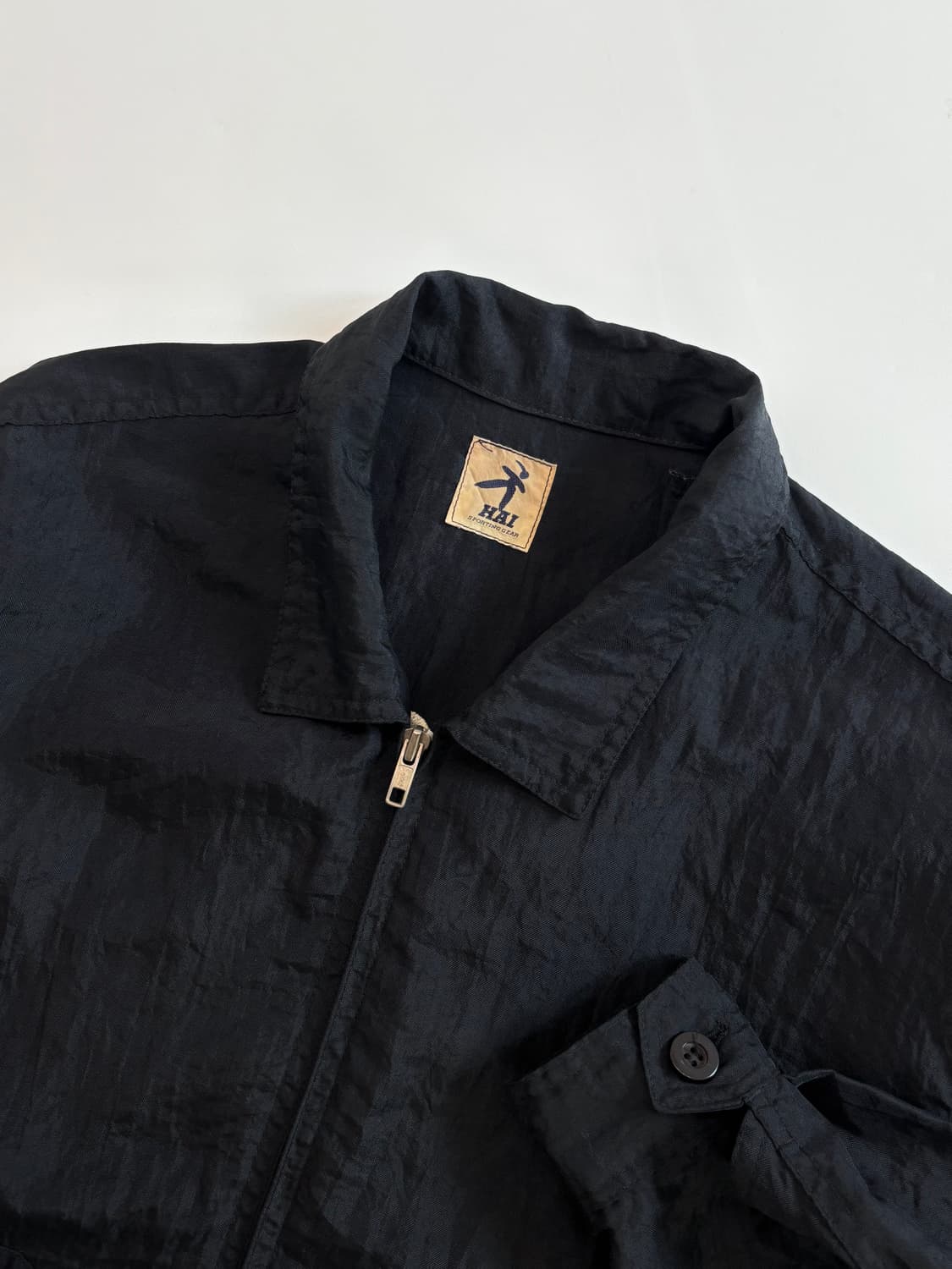Issey Miyake 이세이미야케 하이 블랙컬러 나일론 자켓 상품이미지7